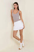 Nulu Mesh Scoop Back Sleeveless Bodysuit